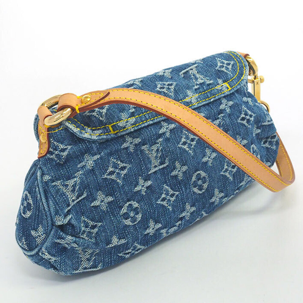 Louis Vuitton Denim Pleaty Bag Shoulder Monogram